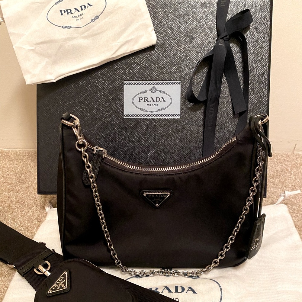 Prada Re-Edition 2005 Nylon Bag: Excellent Condition - like new!